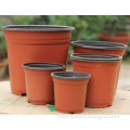 Double color planter,plastic vacuum pots